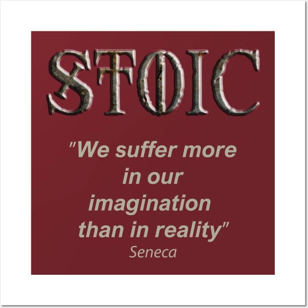 Stoic Quote Wall Art by emma17